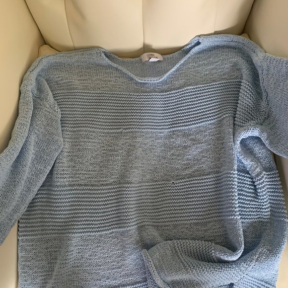 Lord Taylor, Sweater, summer, blue sky, size 10. - Picture 5 of 9